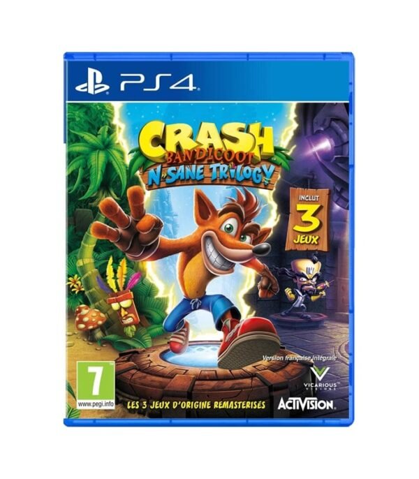 لعبة Crash Bandicoot N. Sane Trilogy على PS4